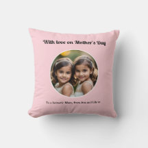 Fête des Mères personnalisée Joli rose Photo migno