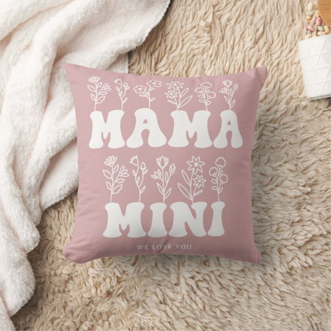 Coussin Fête des mères personnalisées (Couverture)