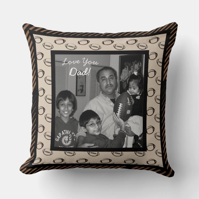 Coussin fête des pères (Recto)