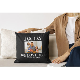 Coussin Fête des pères Dada Anniversaire Personnalisé Pers