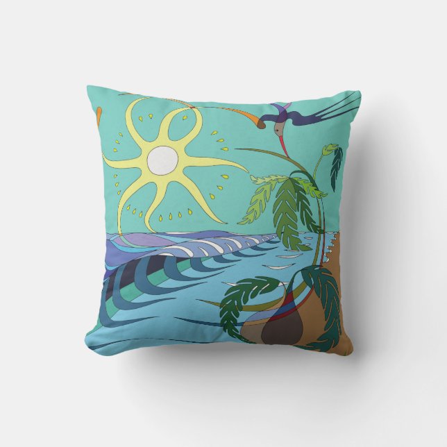 Coussin Fête des Rushes (Recto)