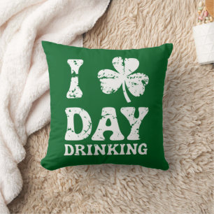 Coussin Fête drôle de la Saint-Patrick Boisson drôle de St