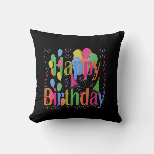 Coussin Fêter un joyeux anniversaire (Recto)
