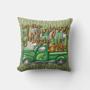 Coussin Fêtes de la Saint Patrick dans les Shenanigans de