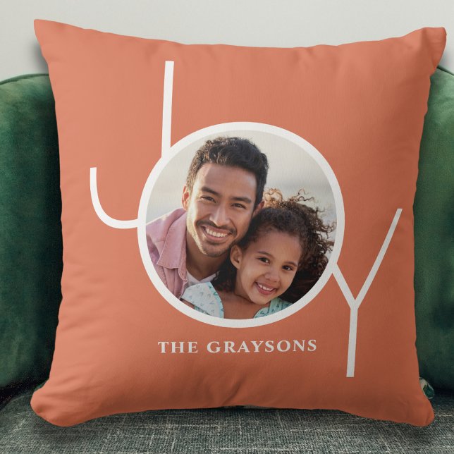 Coussin Fêtes de Noël photo personnalisées (Créateur téléchargé)