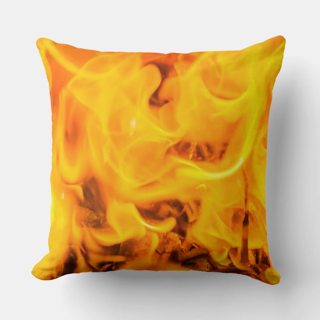 Coussin Feu et flammes (Recto)