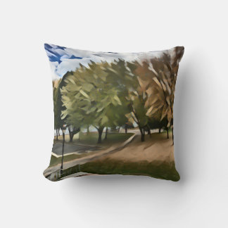 Coussin Feuillage d'automne dans le parc