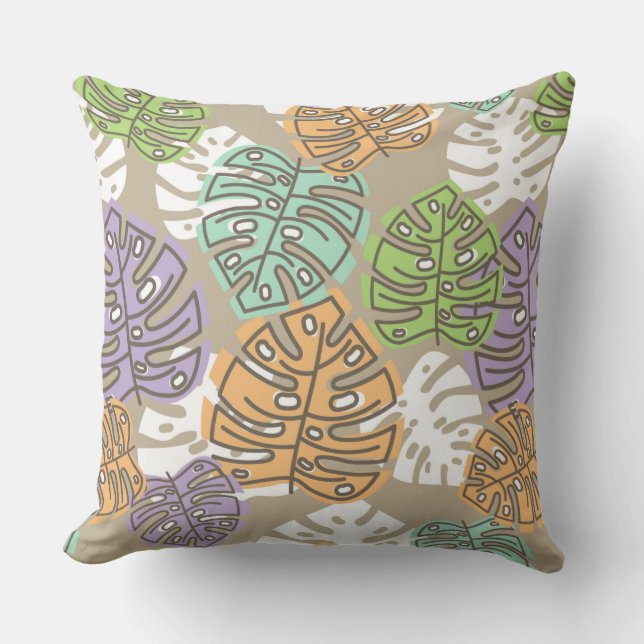coussin feuille (Recto)
