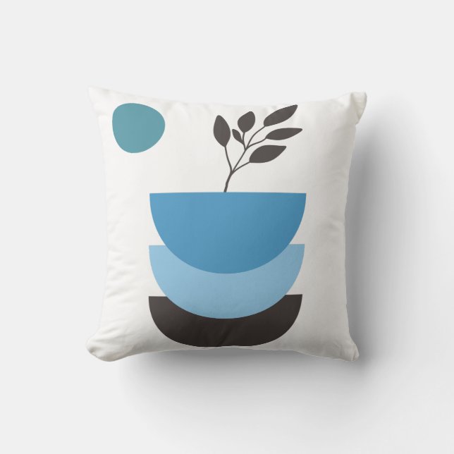 Coussin feuille Abstraite de la plante (Recto)