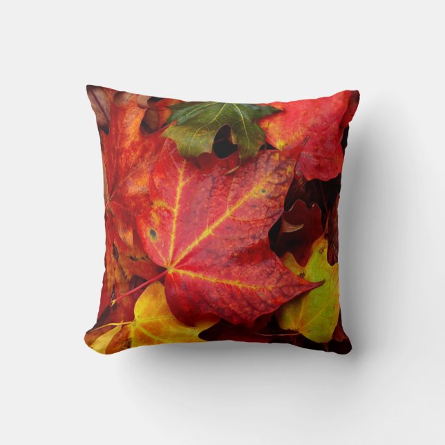 COUSSIN FEUILLE D'AUTOMNE (Recto)