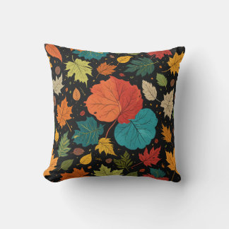 Coussin feuille d'automne