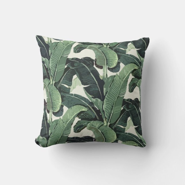 Coussin Feuille de BANANE (Recto)