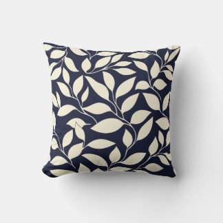 Coussin Feuille de minuit