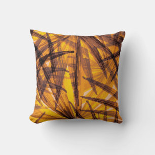 Coussin Feuille de palme tropicale motif