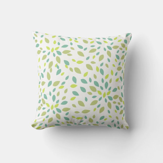 Coussin Feuille (vert) (Recto)