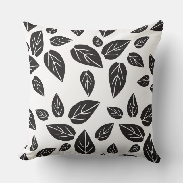 Coussin Feuilles à motifs (Recto)