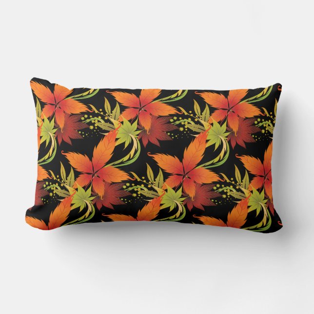 Coussin Feuilles d'automne (Recto)