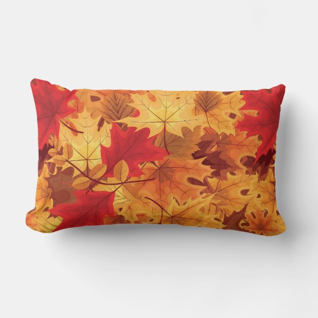 Coussin Feuilles d'automne (Recto)