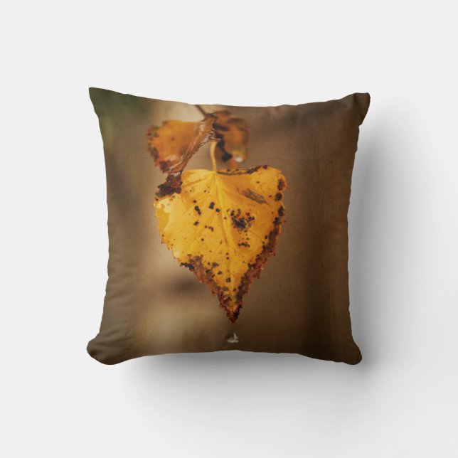 Coussin Feuilles d'automne (Recto)
