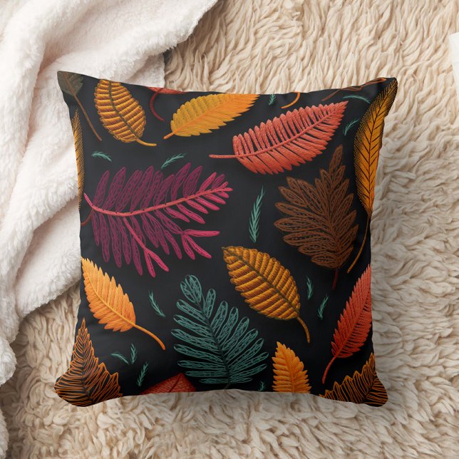 Coussin Feuilles d'automne de Boho (Créateur téléchargé)