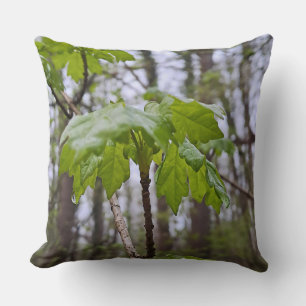 Coussin Feuilles de forêt après la pluie – Wild Nature Rou