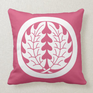 Coussin Feuilles de houx étreintes en cercle
