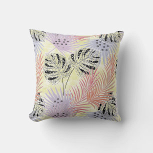 Coussin Feuilles de palmier, tropical, Botanique, feuilles
