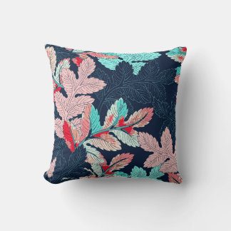 Coussin Feuilles de palmiers tropicaux : Motif Vintage