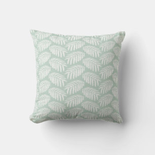 Coussin Feuilles Tropicales Vertes