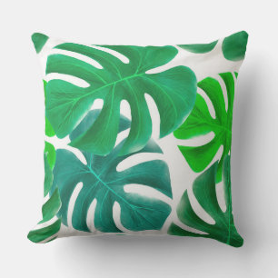 Coussin Feuilles tropicaux