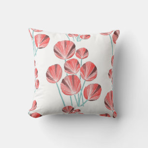 Coussin Feuilles tropicaux : Motif créatif à main