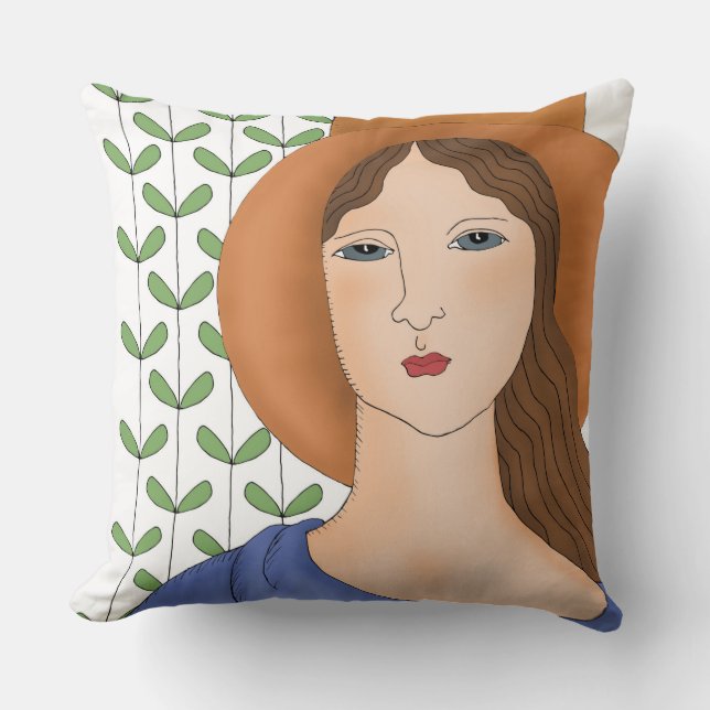 Coussin Fier d'être biologique (Recto)