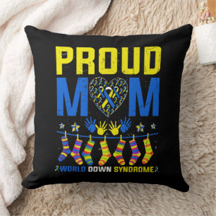 Coussin Fier Maman World Down Syndrome de la journée de se