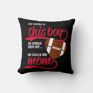 Coussin Fier Mère De Baseball Jeter L'Oreiller