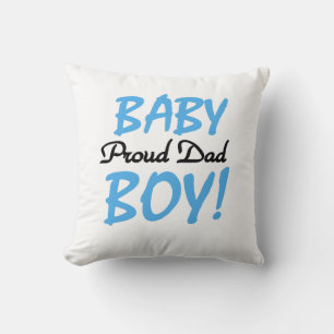 Coussin Fier papa bébé cadeaux de garçon