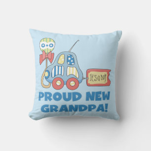 Coussin Fière nouvelle voiture grand-père C'est un cadeau 