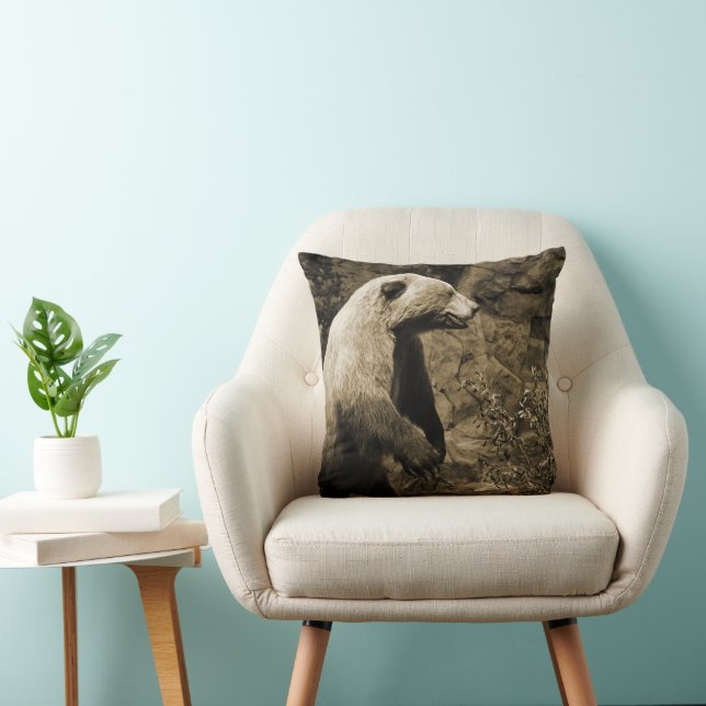 Coussin Fière Ours (Chaise)