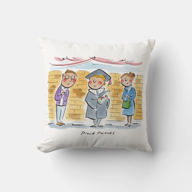 Coussin Fiers parents (Recto)