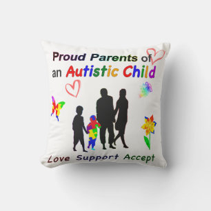 Coussin Fiers parents autistes