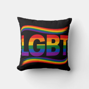 Coussin Fierté arc-en-ciel LGBT