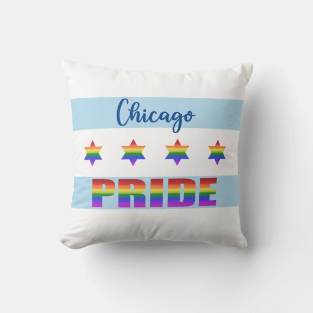 Coussin Fierté de Chicago (Recto)