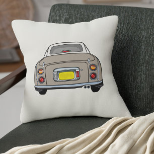 Coussin Figarations Jolie Topaz Mist Figaro Crème Voiture