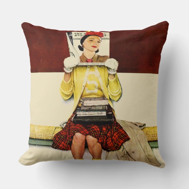 Coussin Fille de couverture (Recto)