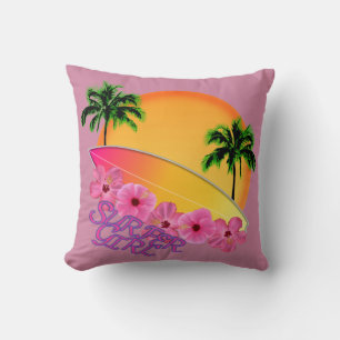 Coussin Fille de surfer