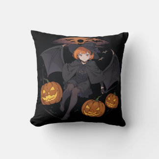 Coussin fille halloween