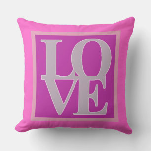 Coussin Fille mignonne et douce amour double face