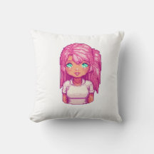 Fille mignonne rose