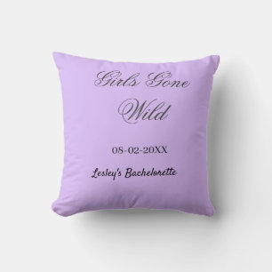 Coussin Filles en folie Nom de la fête de la future mariée