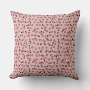 Coussin Fils de barbe à papa rétro milieu de siècle points