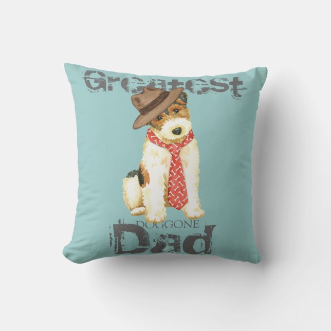 Coussin Fils Fox Terrier (Recto)